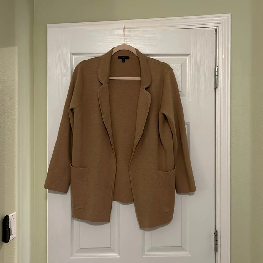 J. Crew Brown Wool Blend Blazer